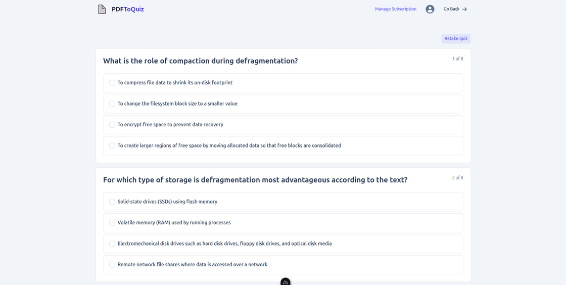 AI Builds Your Quiz
